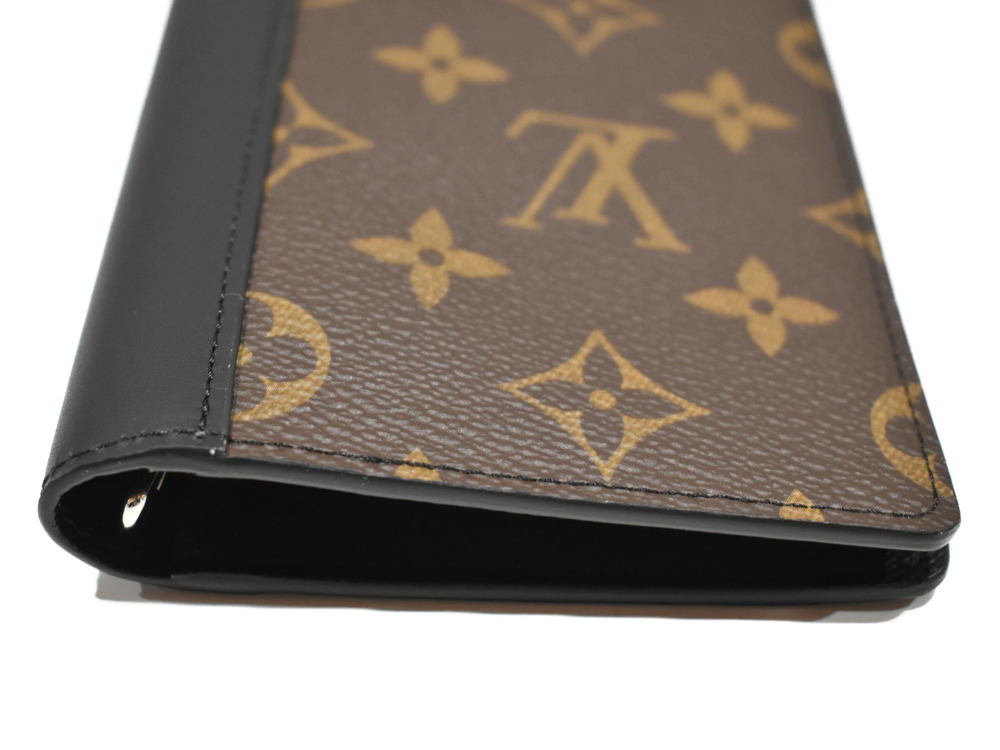 Louis Vuitton Brazza Portefeuille Black Wallet Monogram Long - Picture 3 of 4